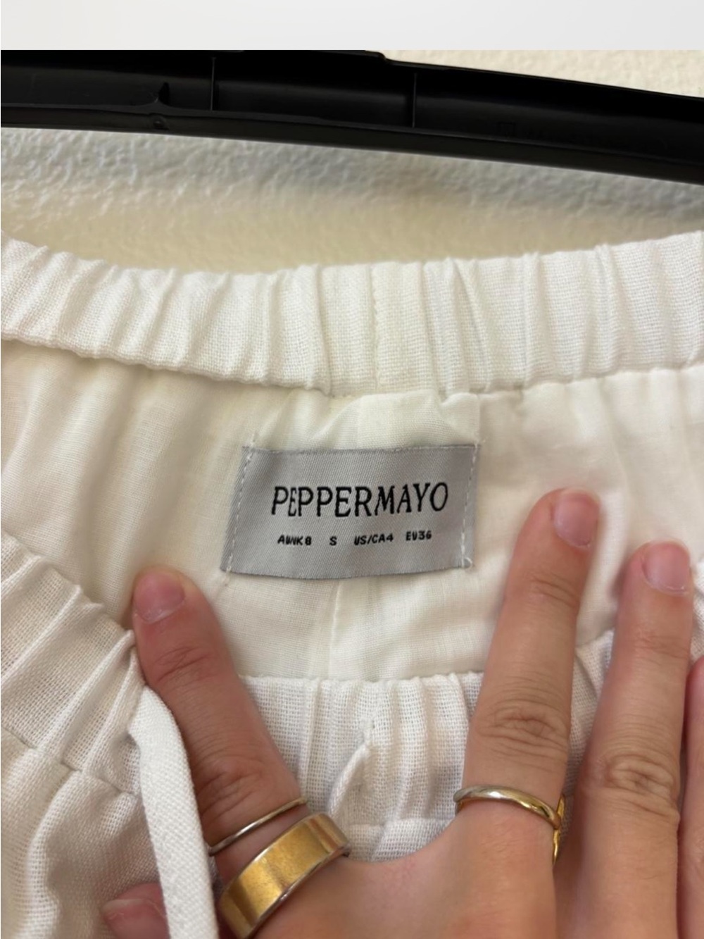 Peppermayo white linen pants - Picture 4 of 4
